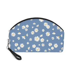 Blue Skies Daisies Makeup Bag