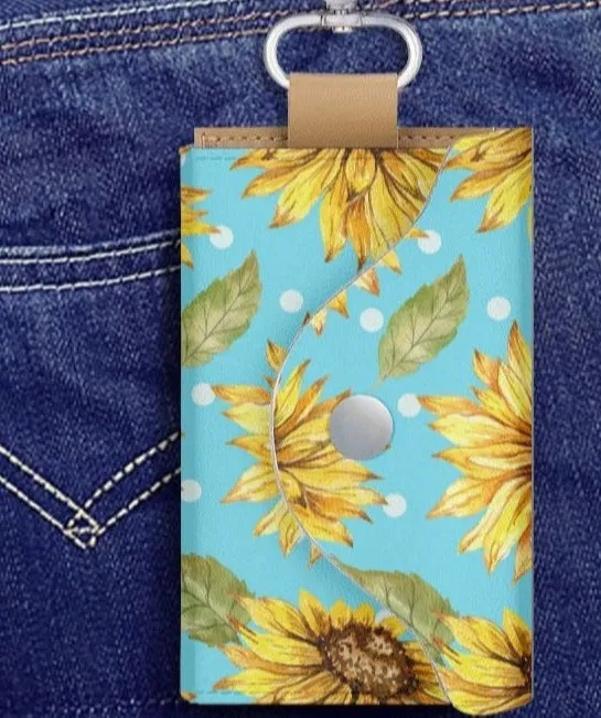 Blue Sunshine Key Holder Case