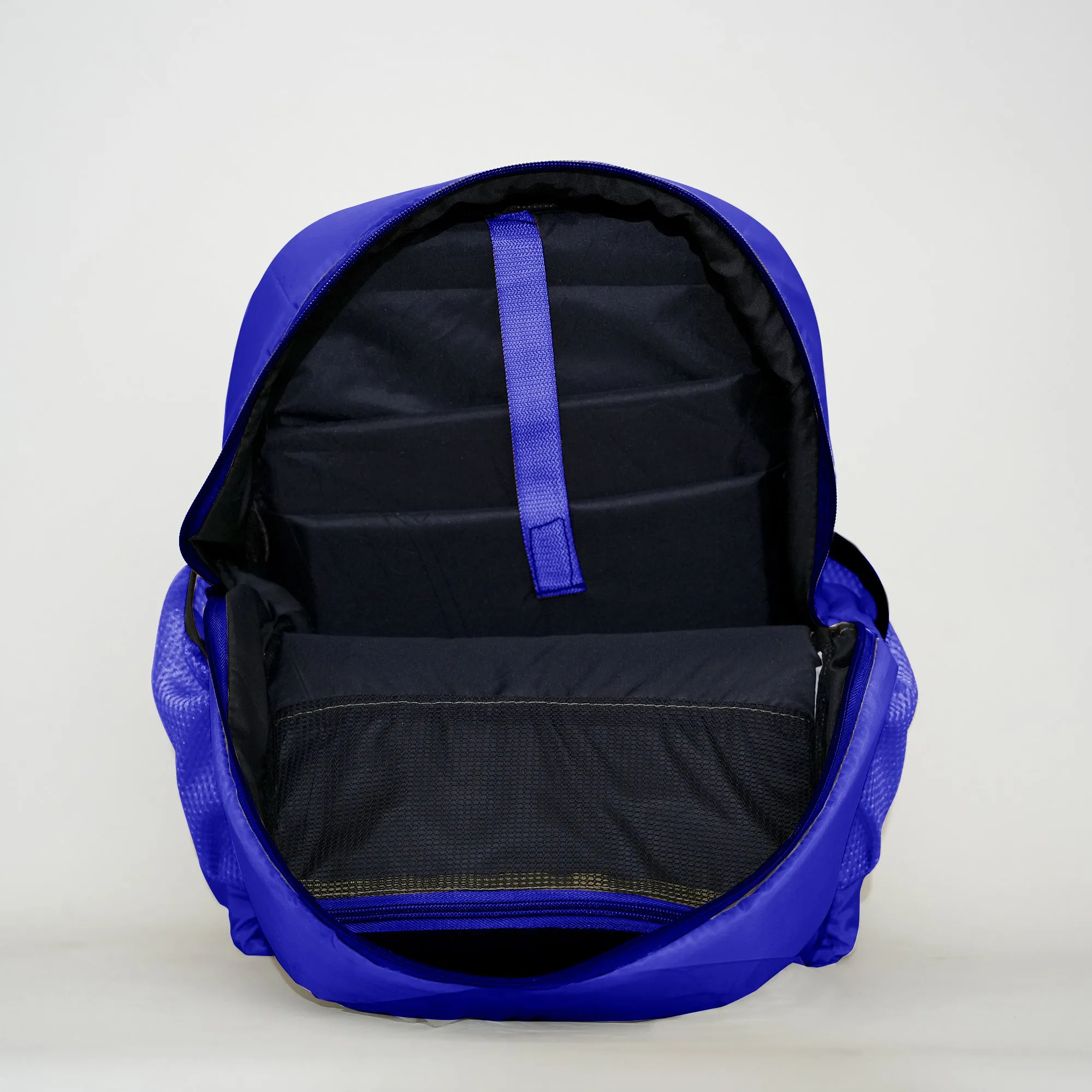 Blue Titanium - 2 Separate Laptop Section Backpack S11 // Water Resistant