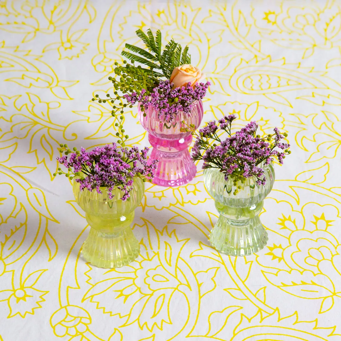 Boho Small Candle Holder or Vase in 4 Colours