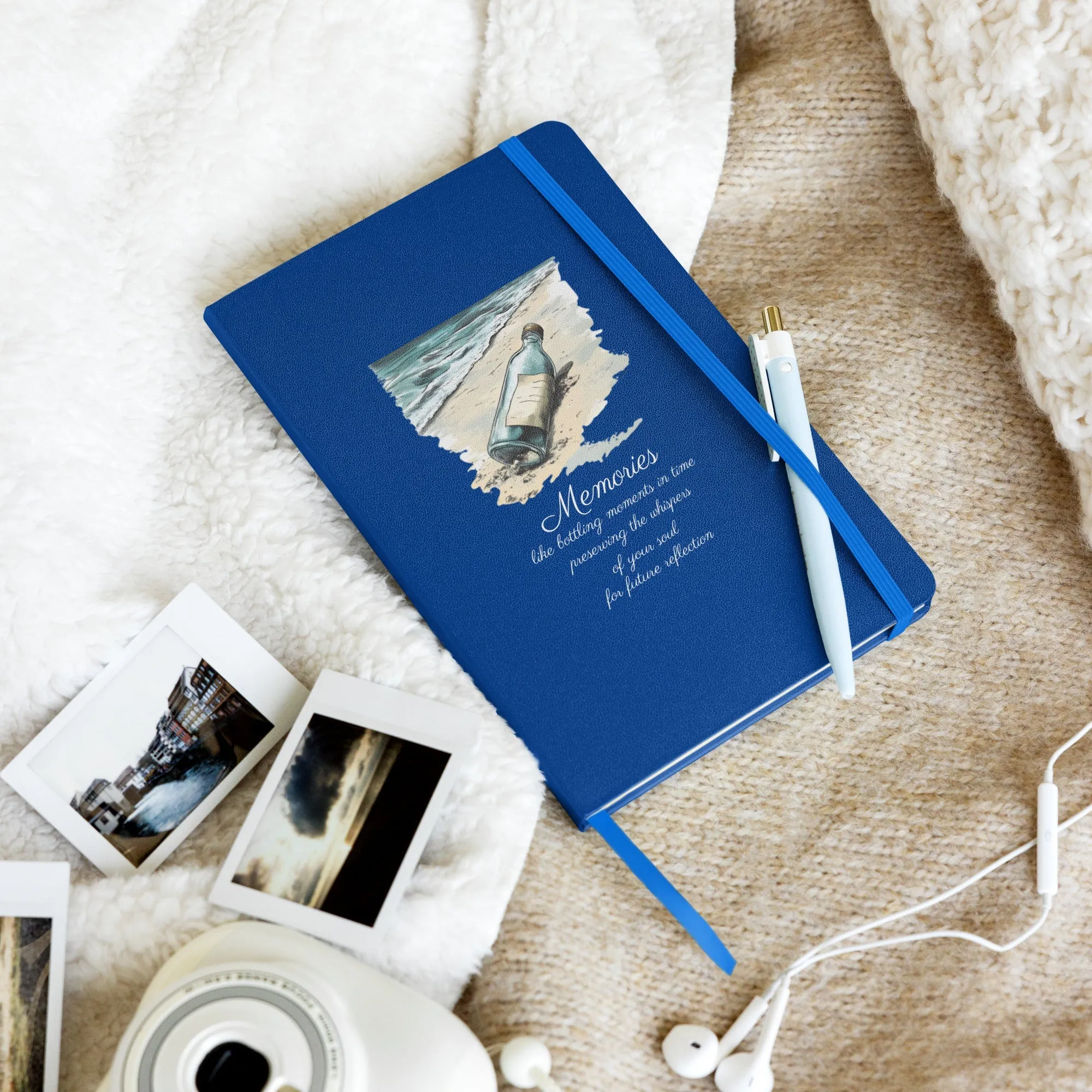 Bottled Moments Hardcover Bound Notebook