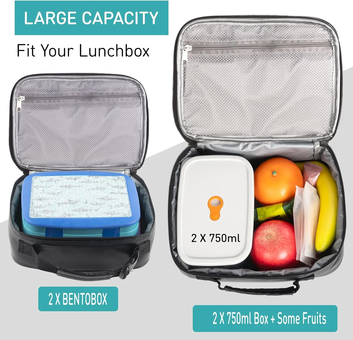 Boy Lunch Box Kids Lunch Bag Game Leather Thermal Lunch bag for School Meal Prep Bag Insulated Cooler Lunchbox for Boys Girls Kids Toddlers Teen