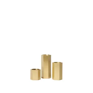 Brass dinner candle holders