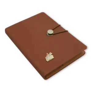 Brown A6 Notebook Pocket Sized - Horse Eventing Enamel