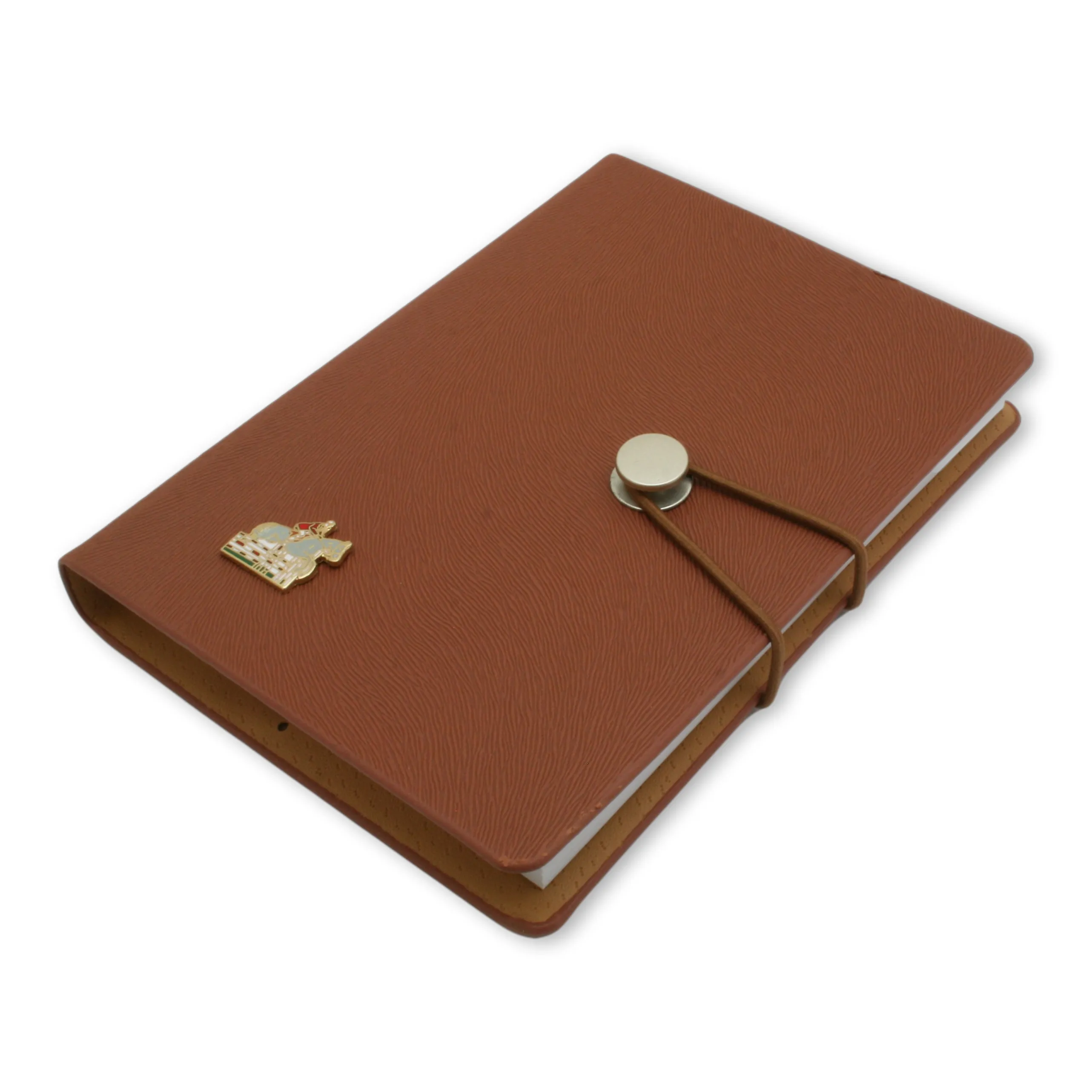 Brown A6 Notebook Pocket Sized - Horse Eventing Enamel