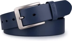 Buffway Leather Belt for Men - Durable Full Grain Men's Belt 1.5", Versatile for Daily Use, with Gift Box