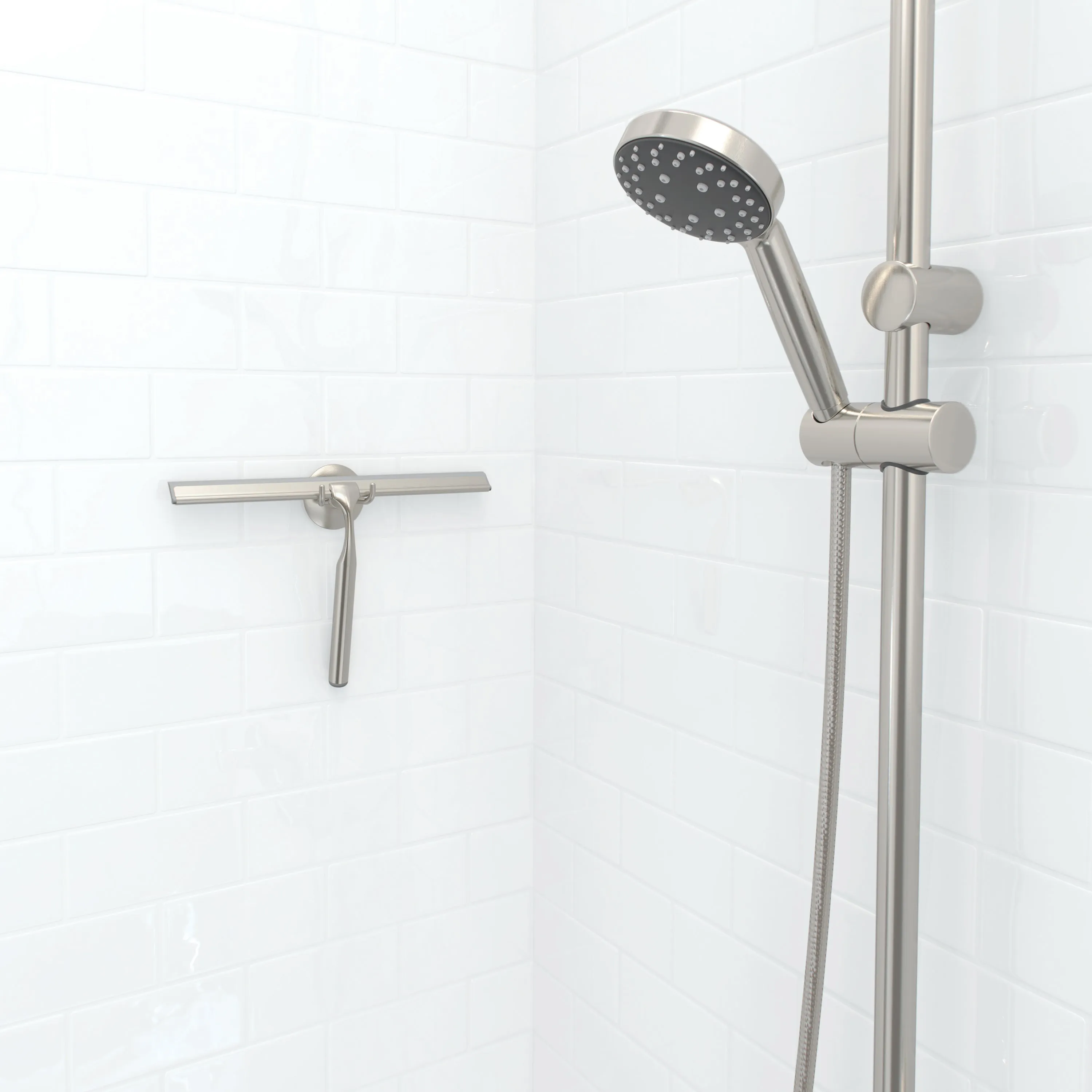 Bundle: Organized Shower - Squeegee & Shower Caddy