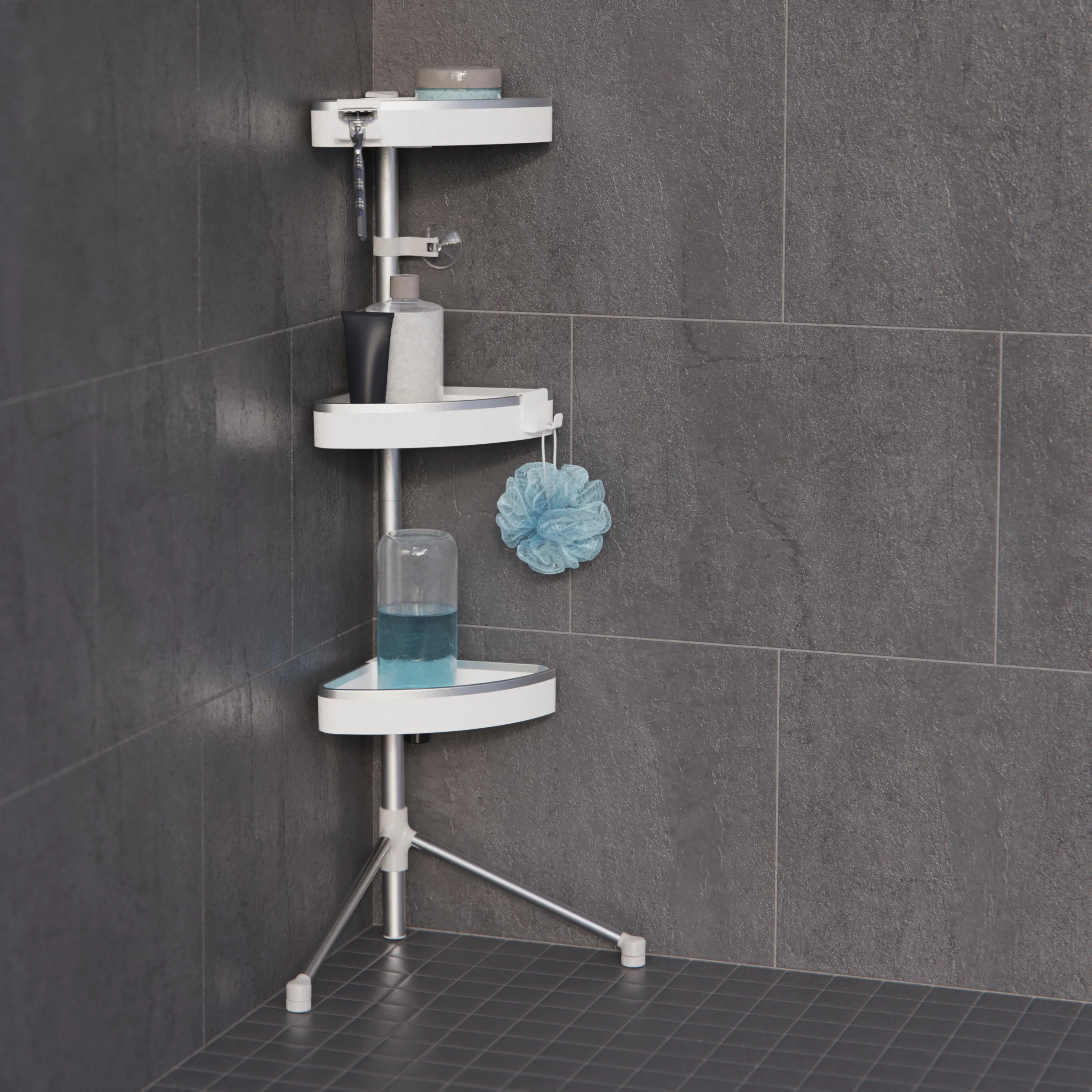 Bundle: Organized Shower - Squeegee & Shower Caddy