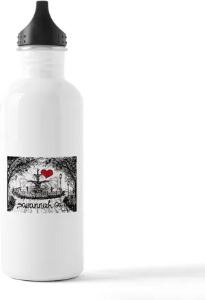 CafePress I Love Savannah Ga Stainless Water Bottle 1 1.0L (34 oz) Stainless Steel Water Bottle
