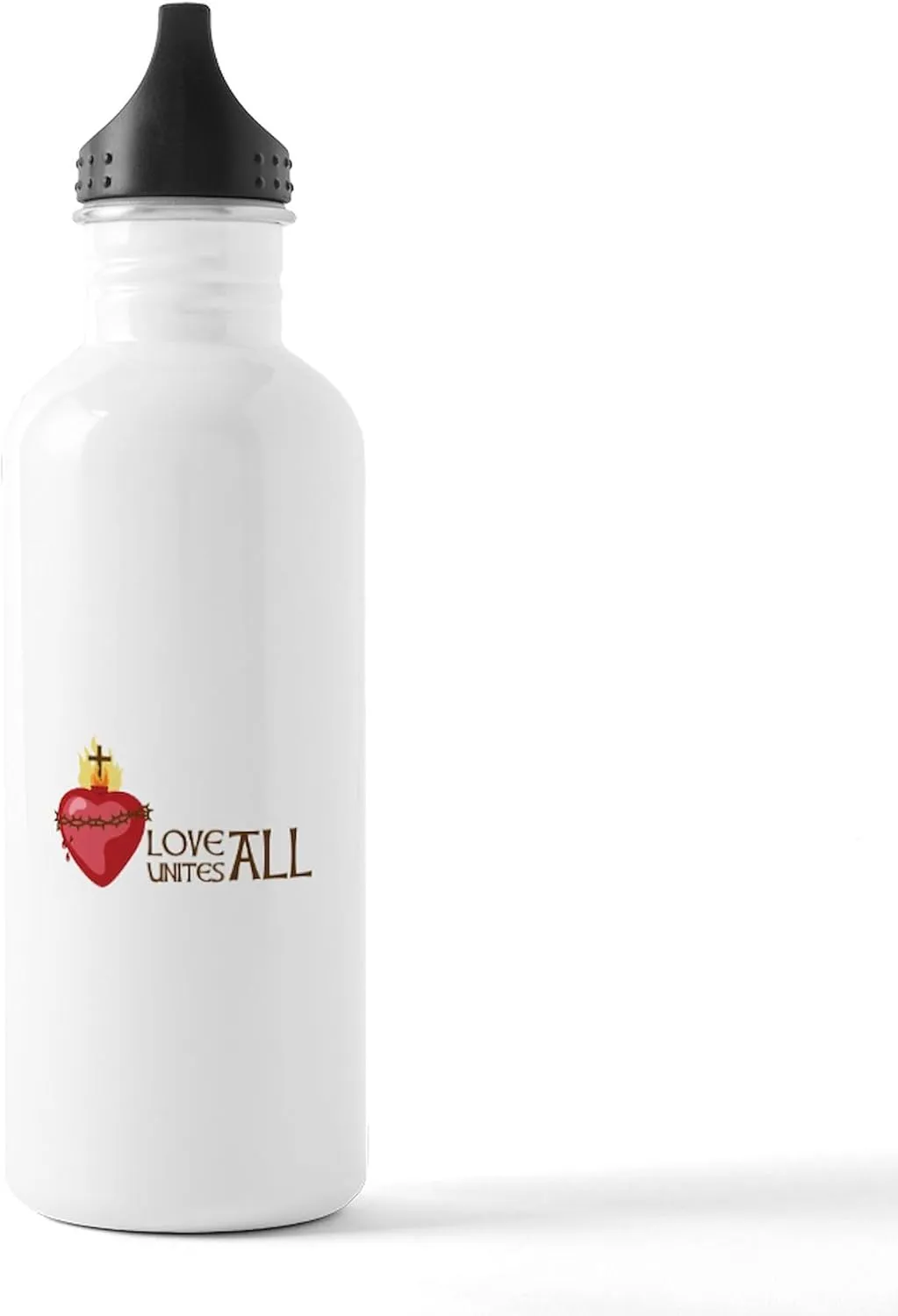 CafePress Love Unites All Water Bottle 1.0L (34 oz) Stainless Steel Water Bottle