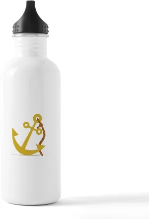 CafePress Ship Anchor Water Bottle 1.0L (34 oz) Stainless Steel Water Bottle