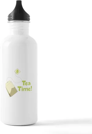 CafePress Tea Time Bag Water Bottle 1.0L (34 oz) Stainless Steel Water Bottle