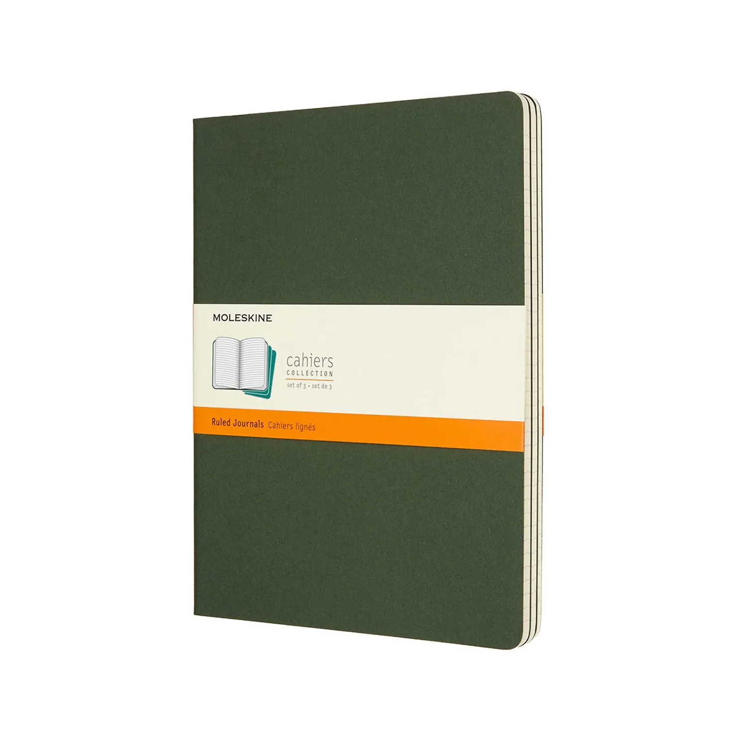 Cahier Extra Large Notebook Set Myrtle Green