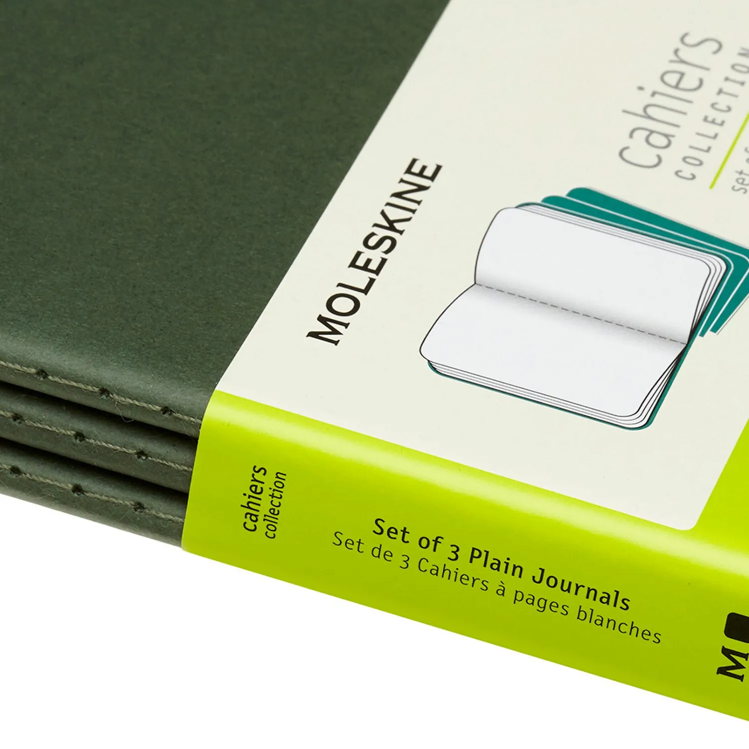 Cahier Extra Large Notebook Set Myrtle Green