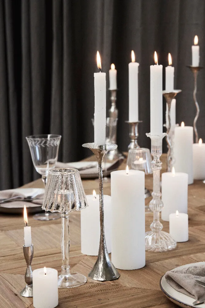 Cala  candlestick H27 cm. silver
