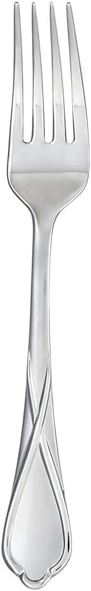 Cambridge Silversmiths Heather Sand 20-Piece Flatware Silverware Set, Stainless Steel, Service for 4, Includes Forks/Spoons/Knives