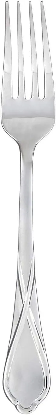 Cambridge Silversmiths Heather Sand 20-Piece Flatware Silverware Set, Stainless Steel, Service for 4, Includes Forks/Spoons/Knives