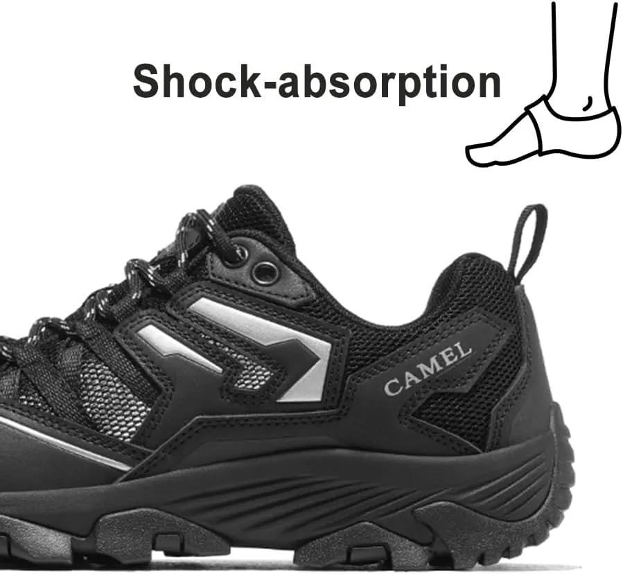 CAMEL CROWN Womens Hiking Shoes Lightweigt Treckking Shoes Breathable for Outdoor Camping Summer