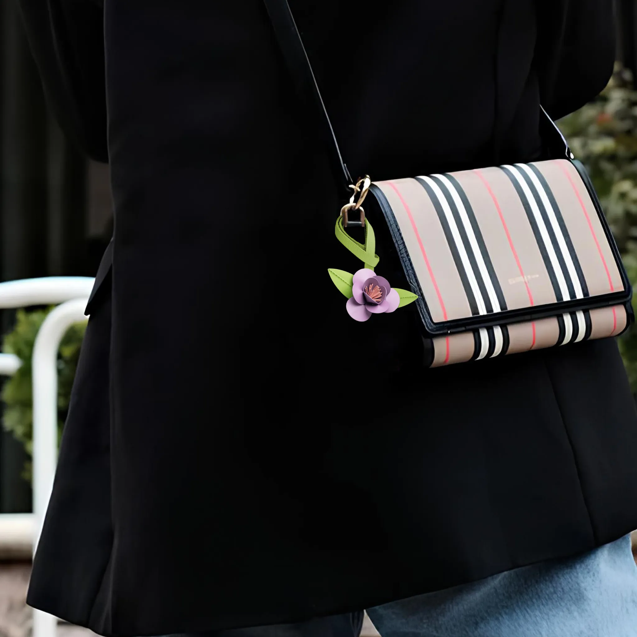 CAMELIA BAG CHARM