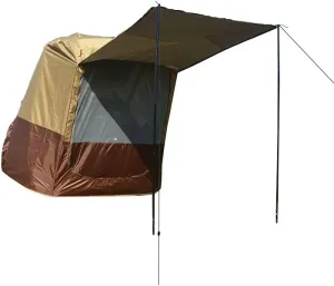 Camper Shade Awning Canopy with Complete Kits for Opel Meriva/Omega/Rekord/Tigra/Vectra/Zafira, Waterproof UV Protection, Easy Set Up, Ultra-Durable Camping Tent,1 Style 1-B Khaki