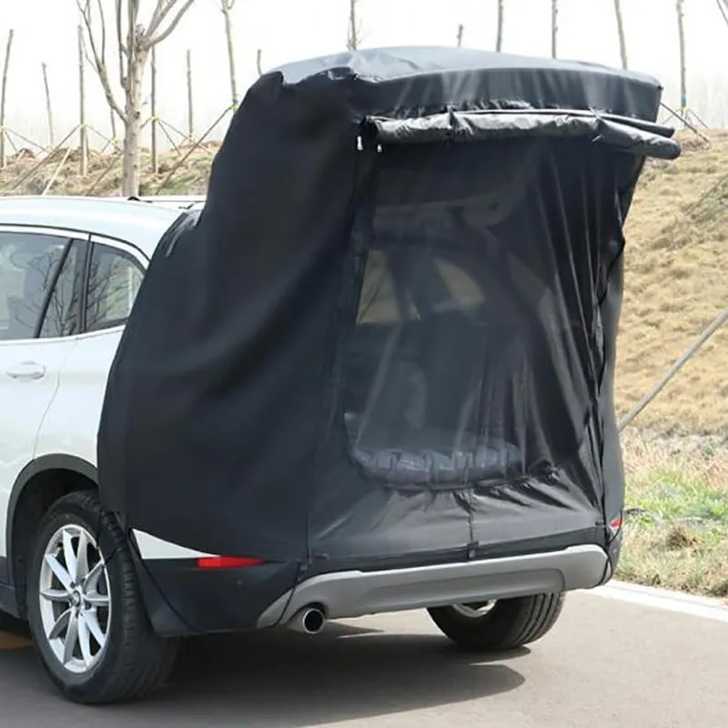 Camper Shade Awning Canopy with Complete Kits for Opel Meriva/Omega/Rekord/Tigra/Vectra/Zafira, Waterproof UV Protection, Easy Set Up, Ultra-Durable Camping Tent,1 Style 1-B Khaki