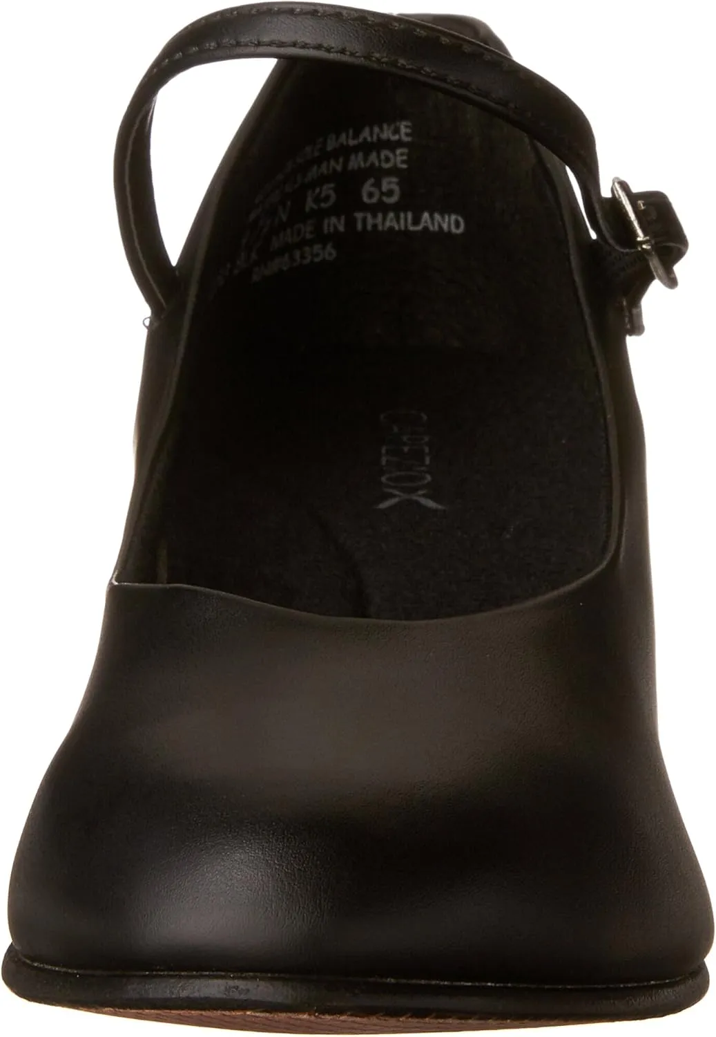 Capezio Women's Jr. Footlight Character Shoe,Black,9.5 W US