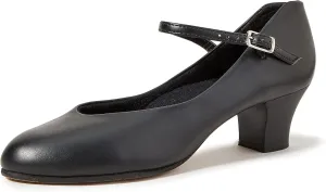 Capezio Women's Jr. Footlight Character Shoe,Black,9.5 W US