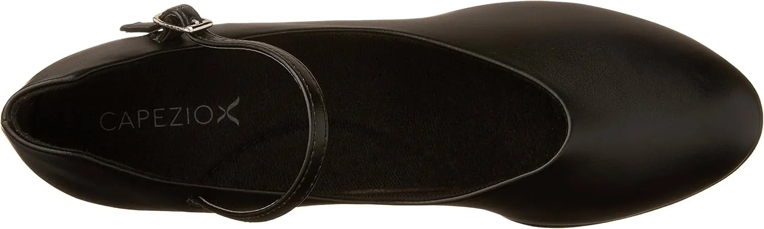 Capezio Women's Jr. Footlight Character Shoe,Black,9.5 W US