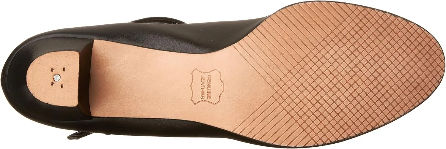 Capezio Women's Jr. Footlight Character Shoe,Black,9.5 W US