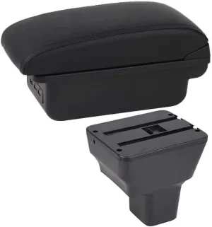 Car Armrest Box for Nissan Kicks 2016-2021 Arm Rest Center Console Storage Box Retrofit Parts Interior Accessories(B1 Black line 3 USB)