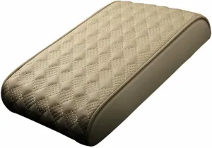 Car Armrest Cushion for Kicks 2018-2025, Leather Car Center Console Cover Box Pad Memory Foam Arm Rest Mat Accessories, B/Grey