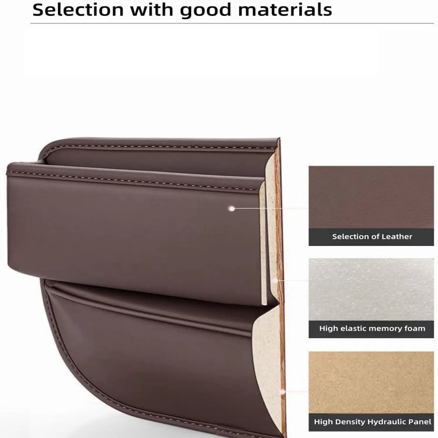 Car Leather Cup Holder Bag for M&itsubishi Lancer 2001-2007 Car Crevice Storage Box Car Clearance Bag with Cup Holder Car Accessories