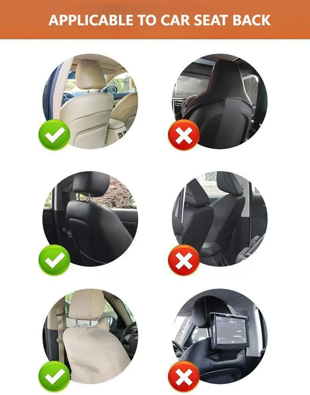 Car Seat Back Storage Box for Dodge Charger AWD 2011-2018 2019 2020 2021 2022 2023 2024,Wear-Resistant Leather Cup Holder Bag Hook Phone Holder Easy Install Versatile Backseat Organizer