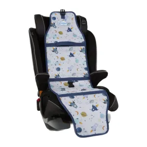 Car Seat Cooling Pad for Babies, Toddlers, and Kids - Comfortable and Durable Cooling Pad for Hot Summer Days - Space White, one Size