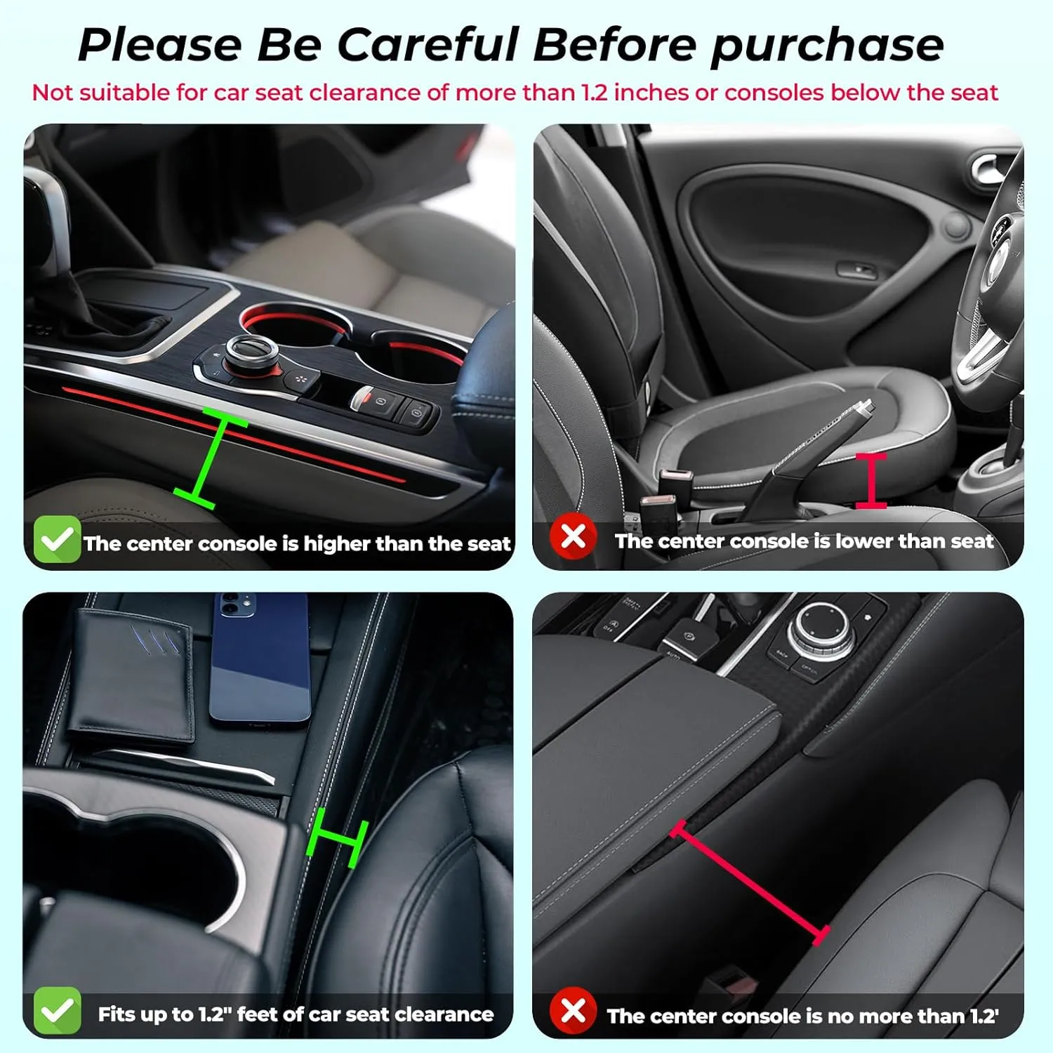 Car Seat Gap Filler Organizer, Car Seat Organizer, Seat Gap Storage Box with Cup Holders for Drink, Car Leather Cup Holder Gap Bag Front Seat for Holding Phone, Sunglasses,Keys, cards（Brown Driver's )