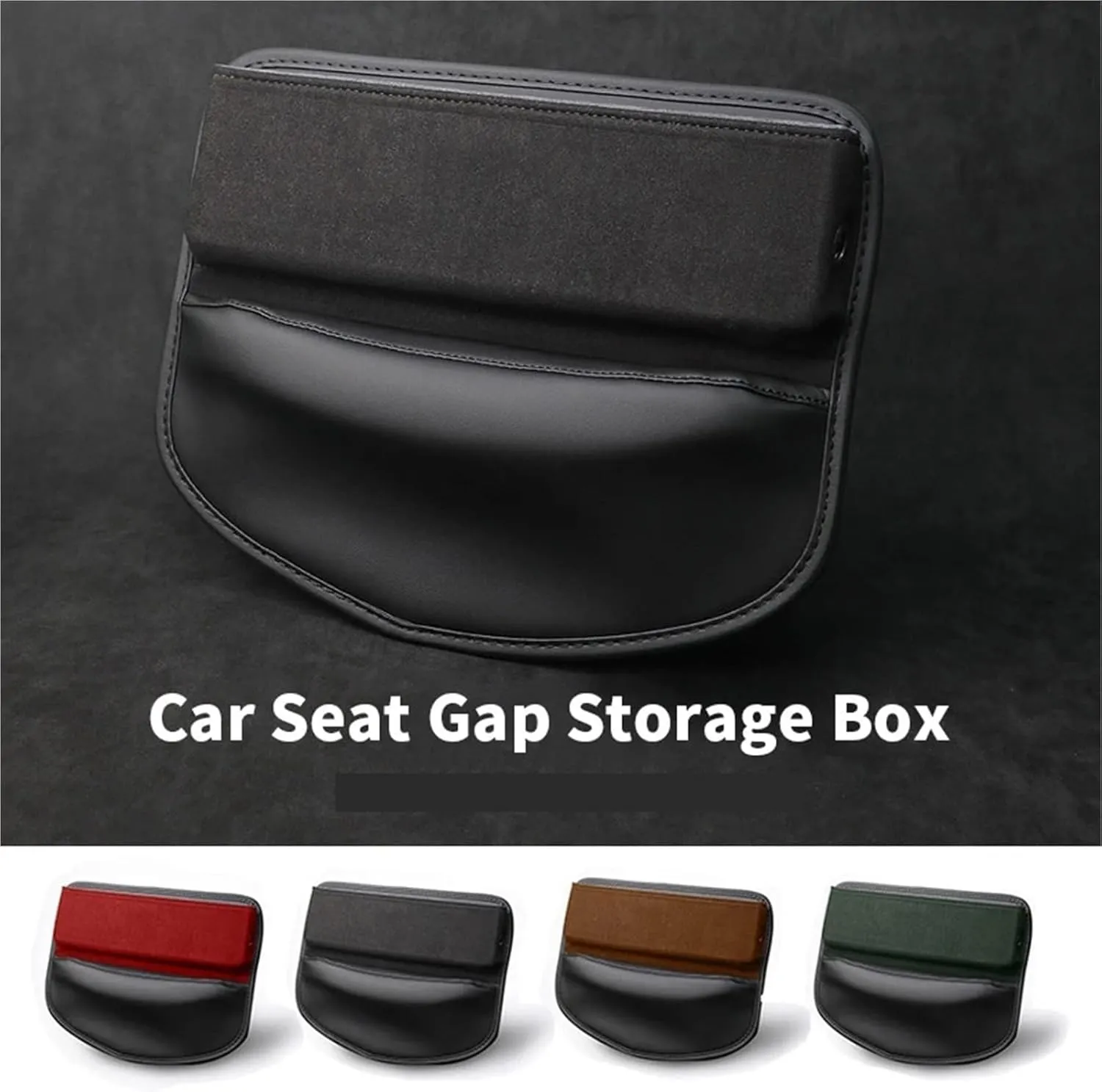 Car Seat Gap Storage Bag, Auto Console Side Seat Crevice Storage Box, Slit Gap Filler Car Interior Accessories(Red 1pcs)