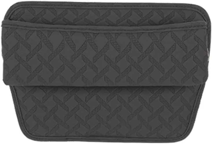 Car Seat Storage Box for Mercury Grand Marquis/Marquis/Monarch/Montclair/Montego, Premium Leather Car Storage Box Car Tidy Essentials with USB Charging Hole,D Grey