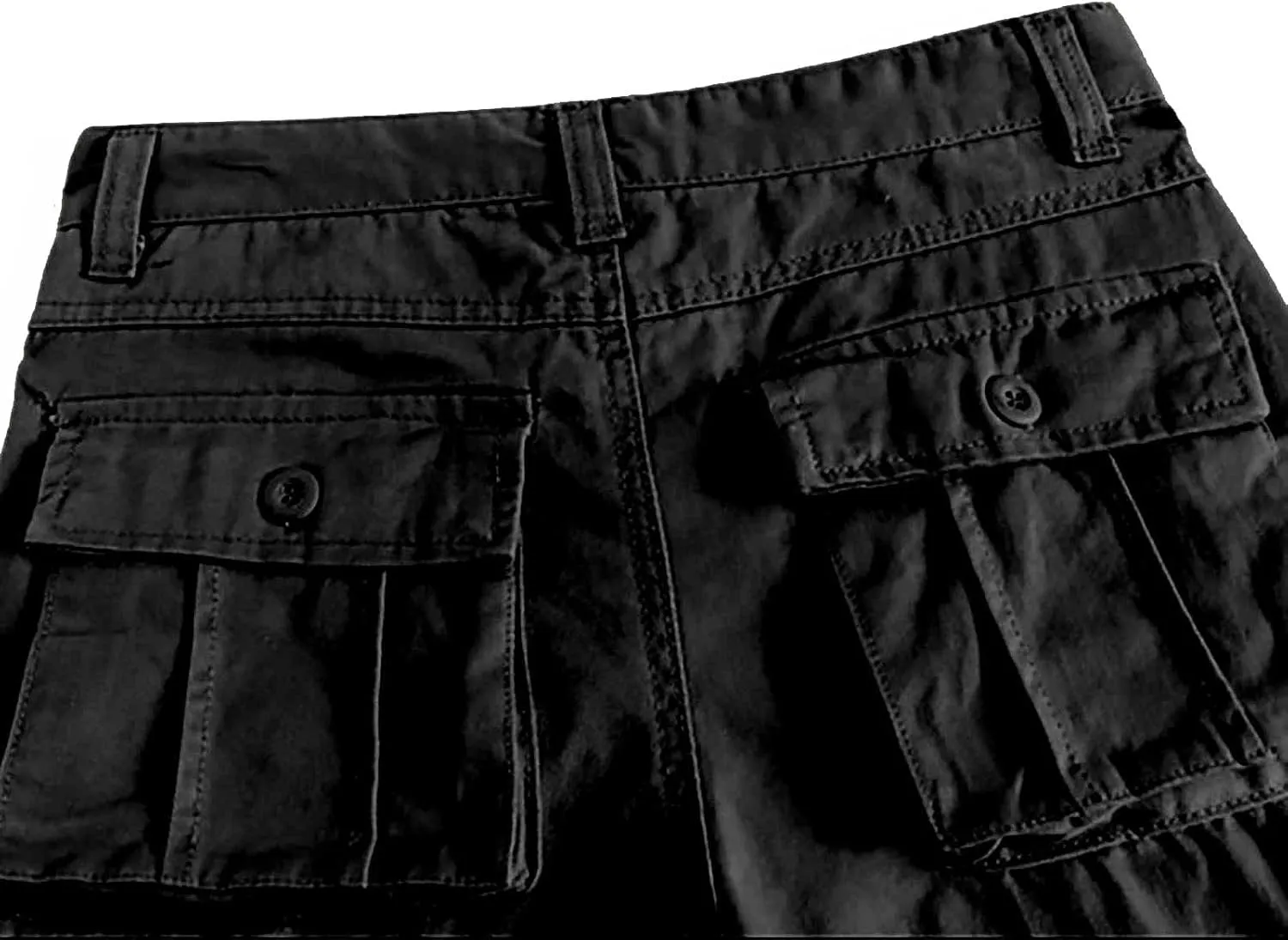 Cargo Pants for Men Outdoor Hiking Pants Plus Size Loose Fit Cargo Work Pants Tactical Workout Pants with 8 Pockets