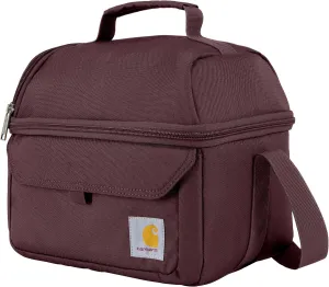 Carhartt 12 Can Two Compartment Lunch Box | Durable, Fully-Insulated Lunch Bag for Women & Men, Large Lunchbox (Port)