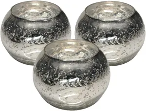 Champagne Collection Etched Glass Diamond Shaped Votive, Handmade Glass Votive Candle Holders for Weddings and Home Decor (Set of 3), Medium
