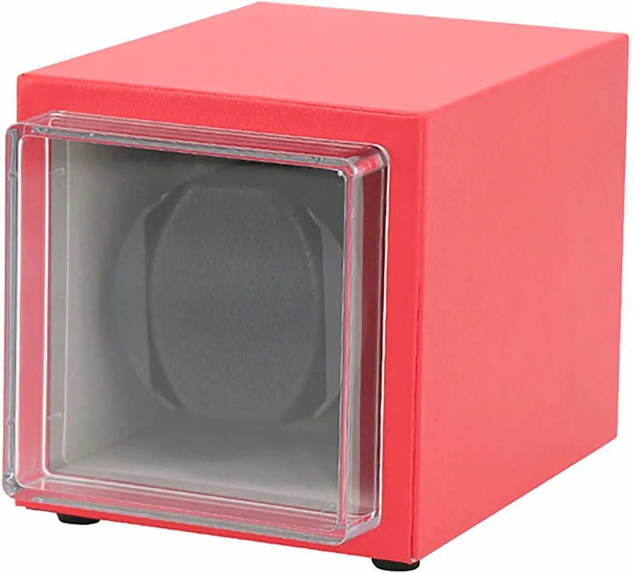 Chandelier Watch Winders Mechanical Watch Automatic Winding Box Single Watch Winder -Power Watch Shaker Home PU Leather Chandelier
