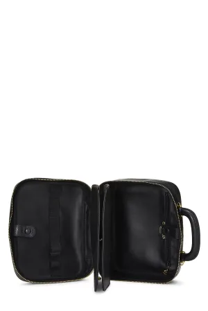 Chanel,  Black Caviar Lunch Box Vanity, Black