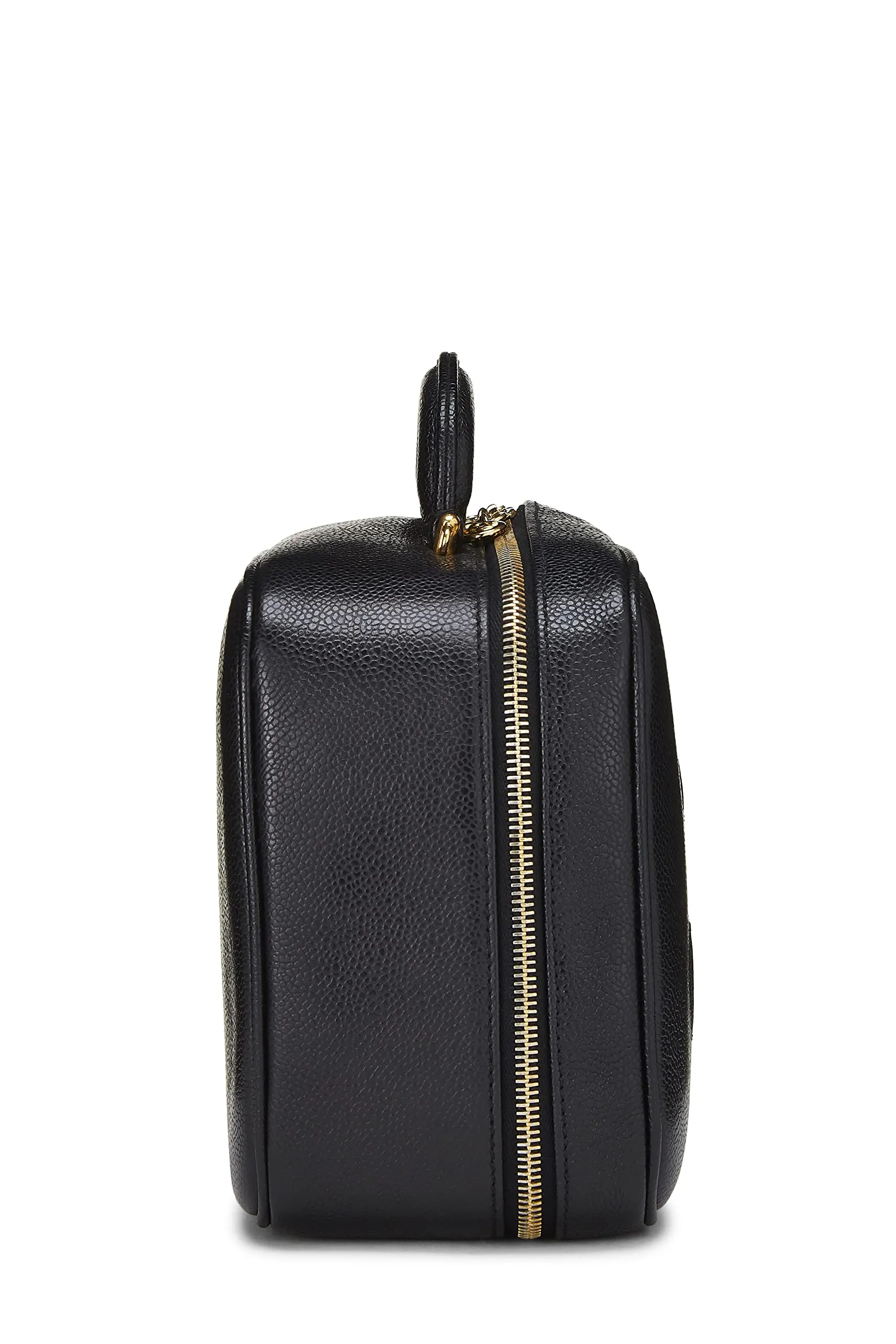 Chanel,  Black Caviar Lunch Box Vanity, Black