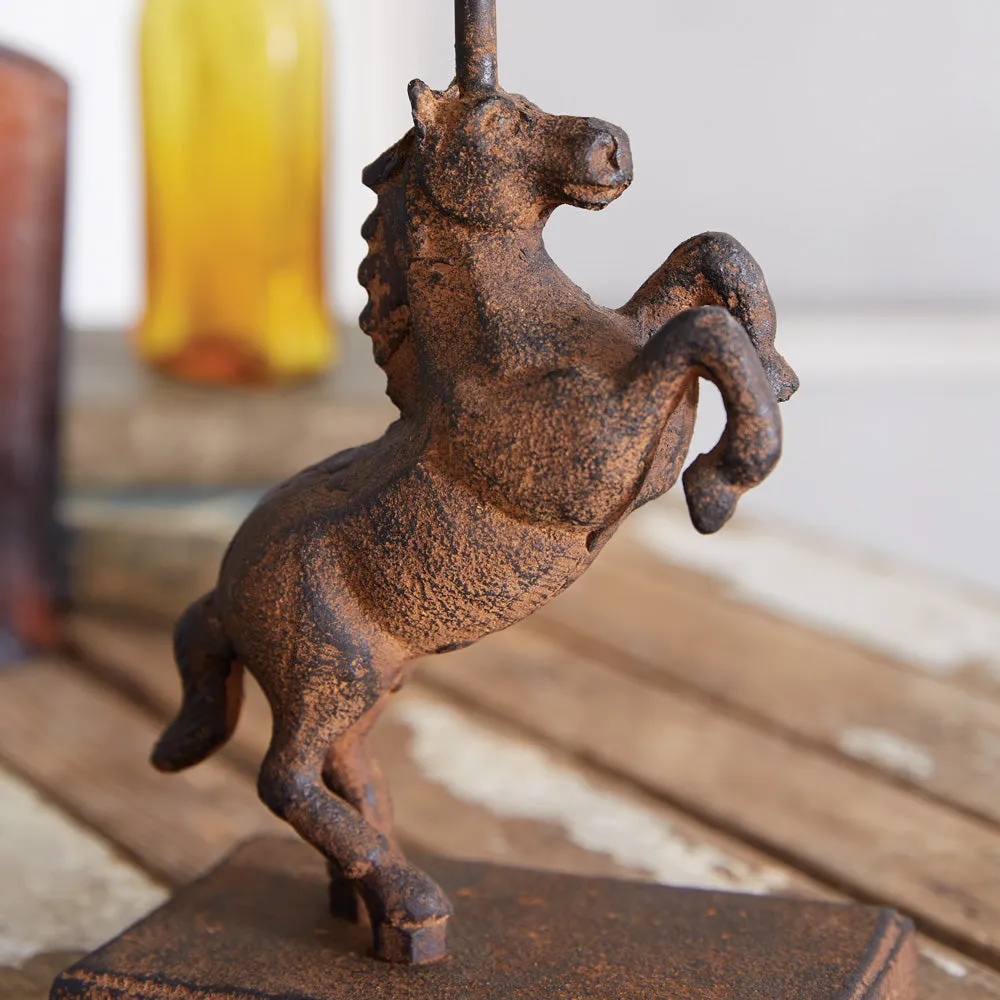 Charming Horse Pillar Candle Holder for Your Farmhouse Decor