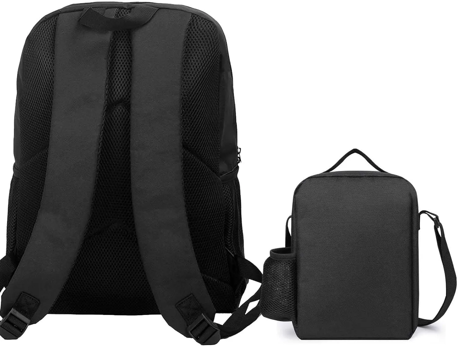 Cheese Shoulder Backpack Diagonal Lunch Bag Pencil Case Set