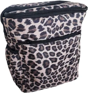 Cheetah Lunch Bag - Insulated Adult Lunch Box with Adjustable Strap & Zipper Closure, Eco-Friendly Tote Bag for Women & Men, Ideal for Beach, Office, Work, Picnic, Hiking