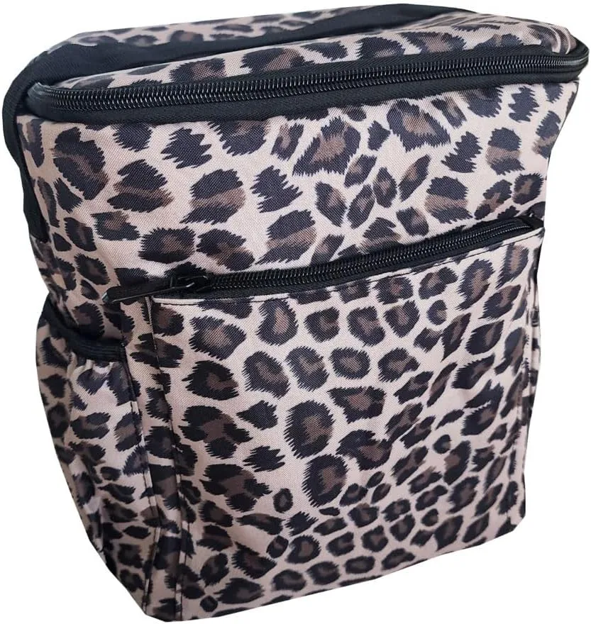Cheetah Lunch Bag - Insulated Adult Lunch Box with Adjustable Strap & Zipper Closure, Eco-Friendly Tote Bag for Women & Men, Ideal for Beach, Office, Work, Picnic, Hiking