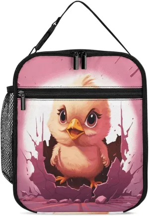 Chicken Hatches Reusable Lunch Bag Insulated Leakproof Lunch Box Lunch Tote Bag for Women Men Office Picnic Travel, 27.5X20cm, style, OAMKM551685