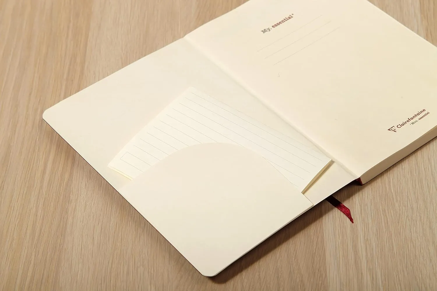 Clairefontaine 'Age Bag' Thread-Bound Notebook, A5, Dot, 192 Pages - Blue