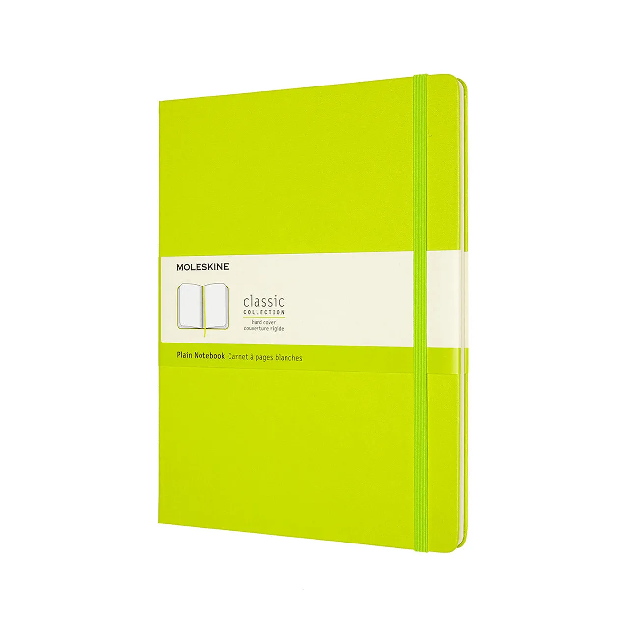 Classic Extra Large Hard Cover Notebook Lemon Green